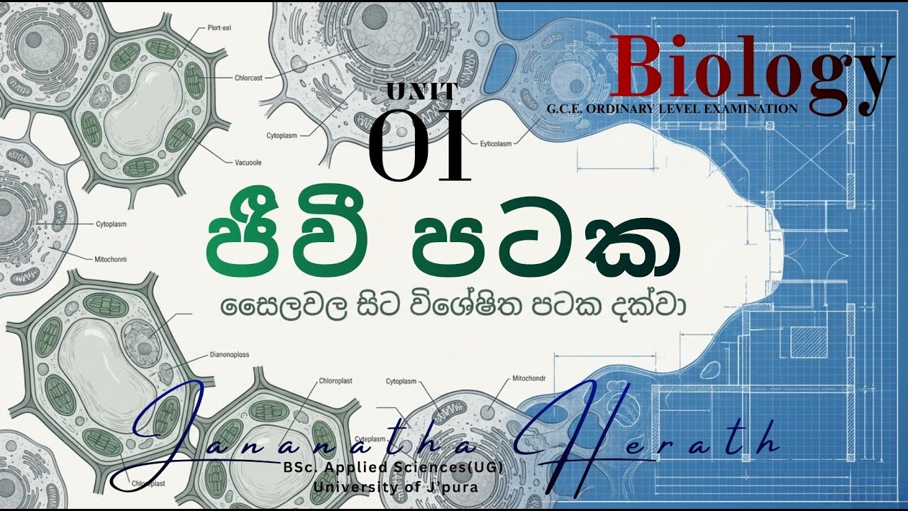 ජීවී පටක – 1st day (free session) Grade 11 | Sinhala medium | Zoom Online