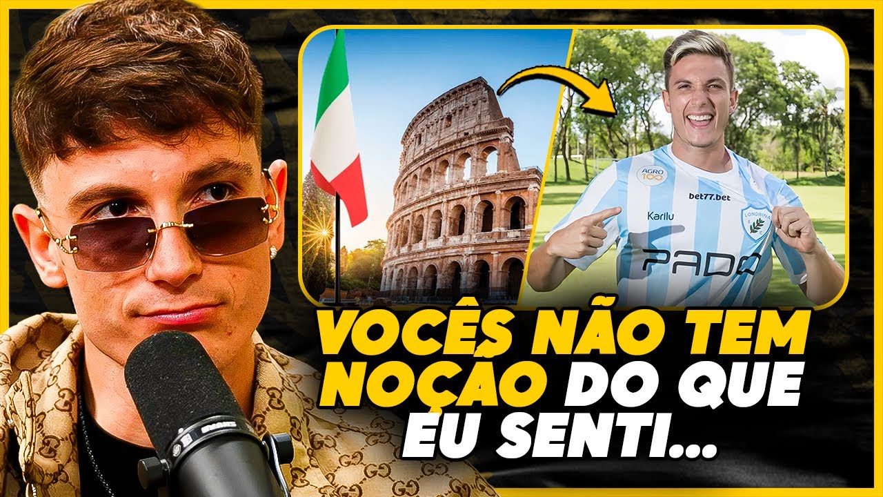 A HUMILHA&Ccedil;&Atilde;O que JUNINHO MANELLA viveu na IT&Aacute;LIA