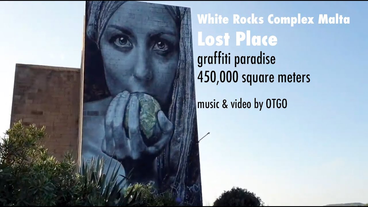 White Rocks Malta | Lost Place | graffiti paradise 450,000 square meters | Music & Video by OtGO