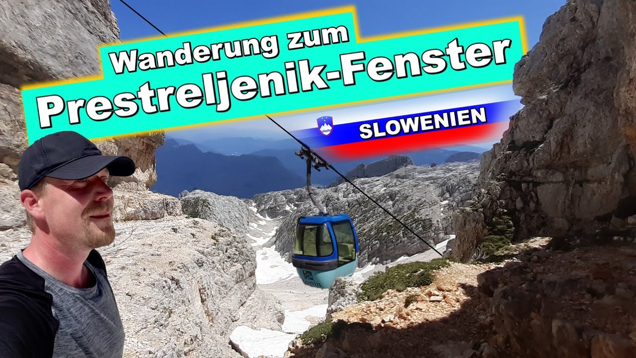 Mit der Kanin Seilbahn zum Prestreljenik-Fenster (2390m) - Wandern im Soča-Tal bei Bovec (Slowenien)