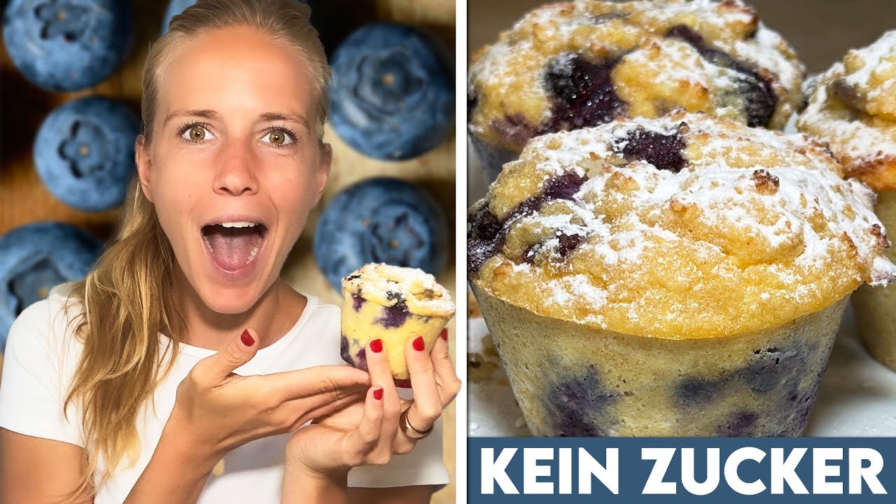 Saftige Blaubeermuffins | KETO & Super einfach!