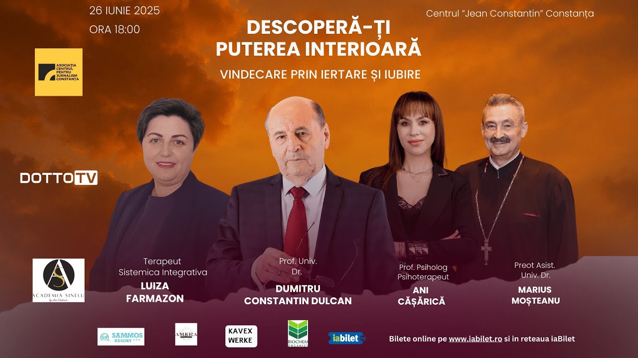 Descoperă-ți puterea interioară | Conferința completă: Vindecare prin iertare și iubire (26.07.2025)