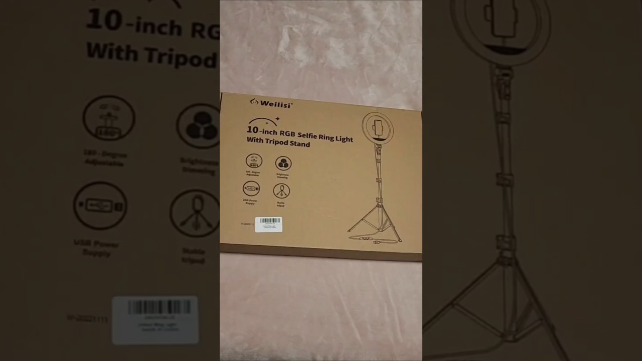 Weilisi Ring Light Unboxing and Test