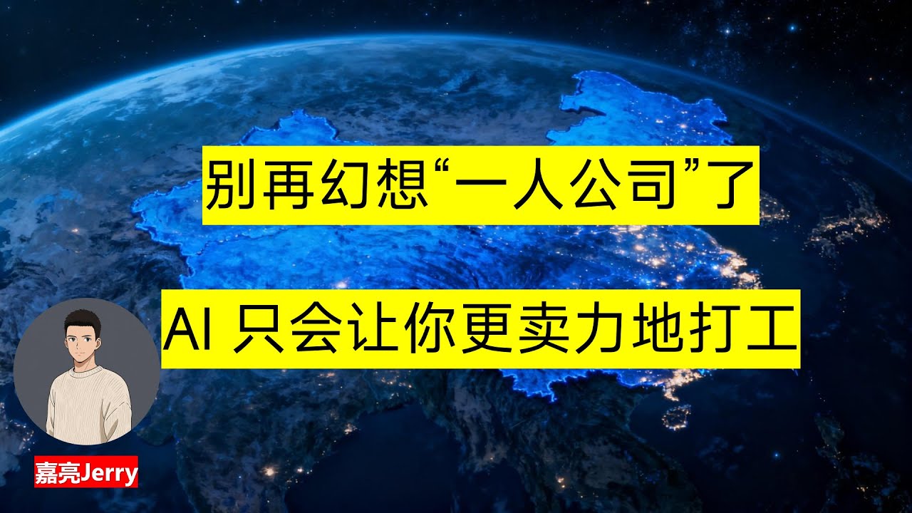 牛马用上了AI，也只是变成高效牛马！&ldquo;一人公司&rdquo;多是伪命题！