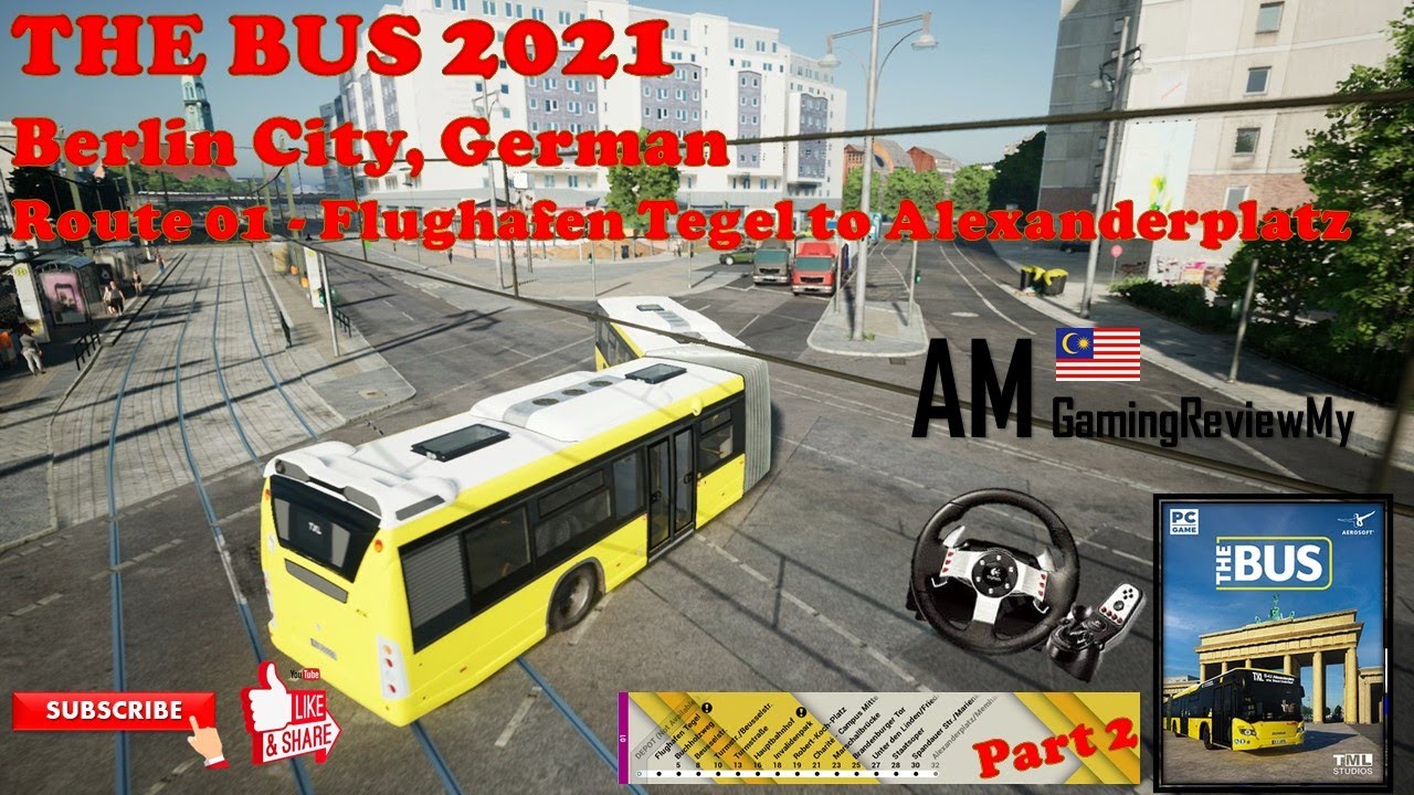 The Bus 2021 - Bas Panjang Scania Citywide Berlin City German - Route 01 Part 2