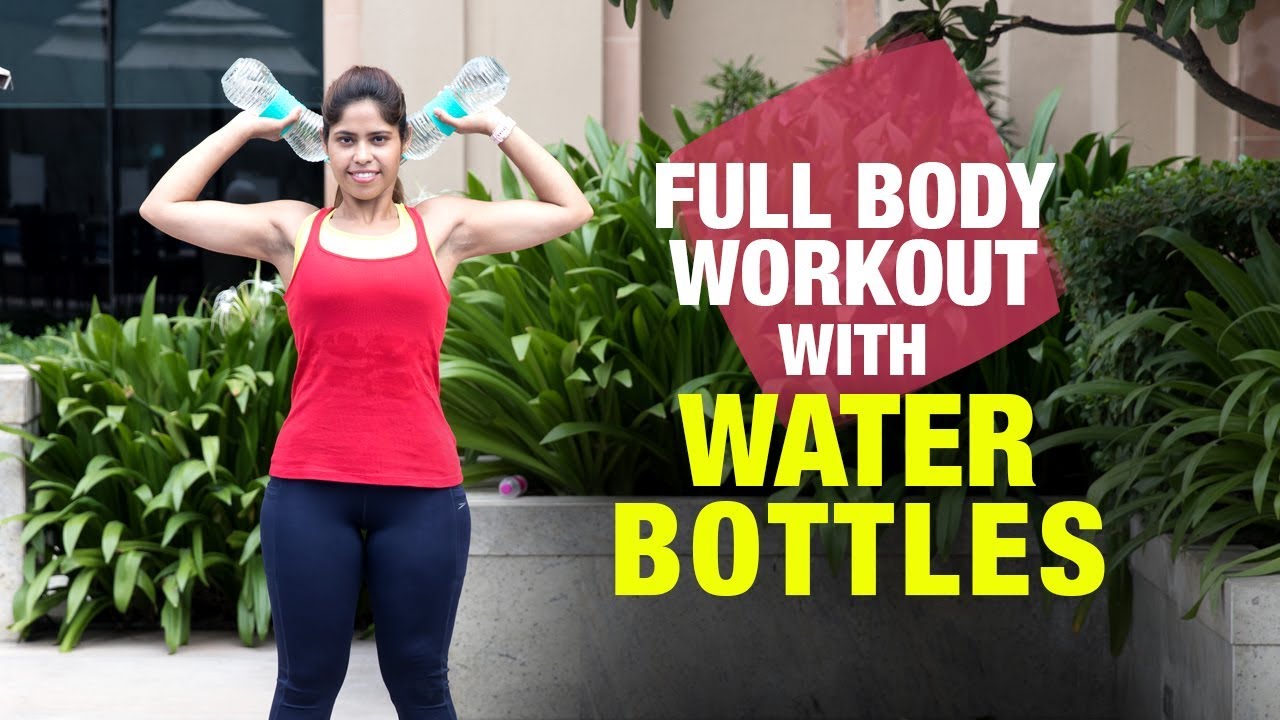 Full Body Water Bottle Workout At Home | Fit Tak