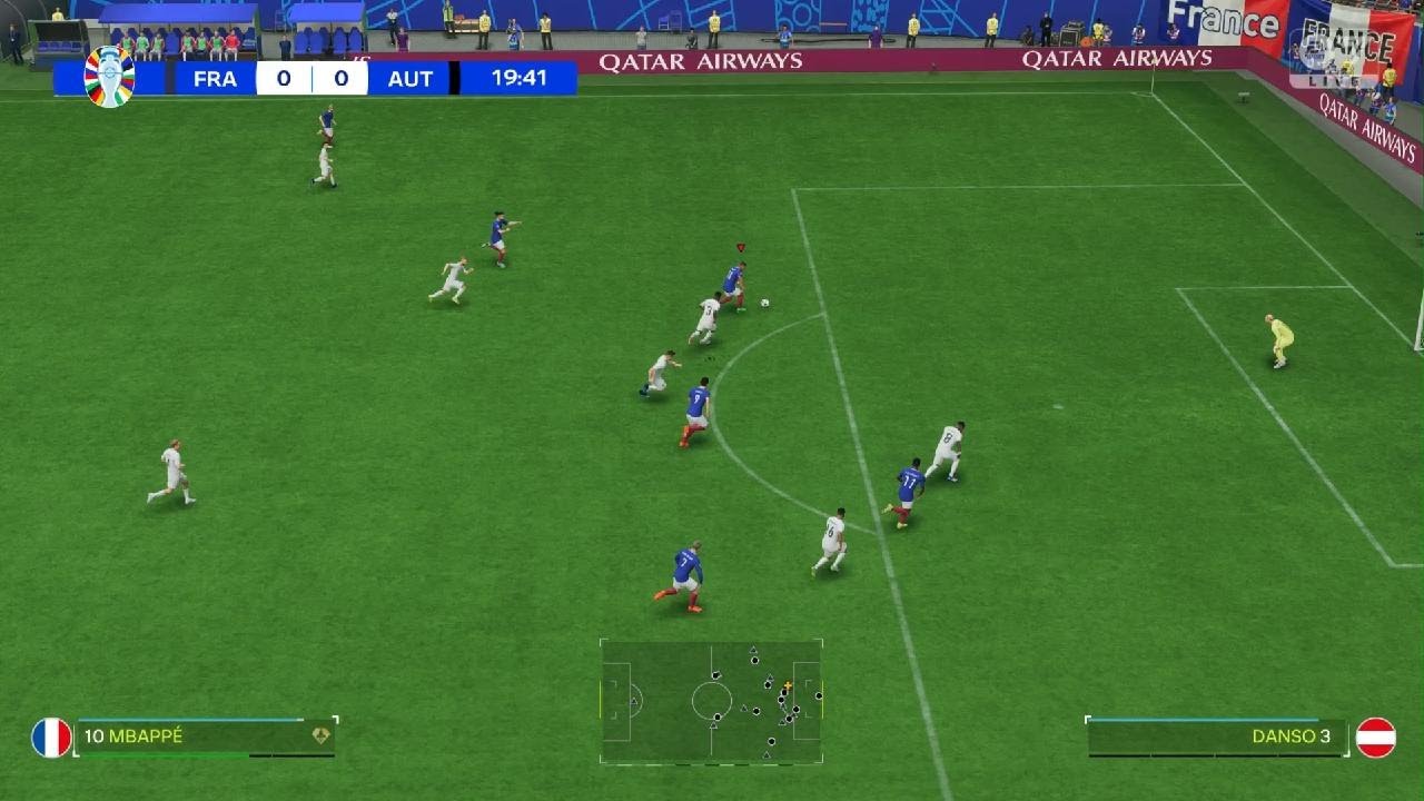 FC24 | France vs Austria - Epic Euro Clash Under Clear Skies