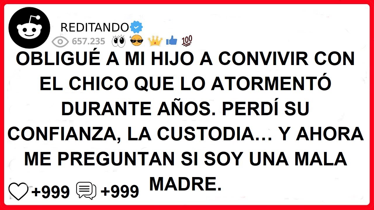 OBLIGUÉ A MI HIJO A CONVIVIR CON EL CHICO QUE LO ATORMENTÓ DURANTE AÑOS. PERDÍ SU CONFIANZA, LA CUST