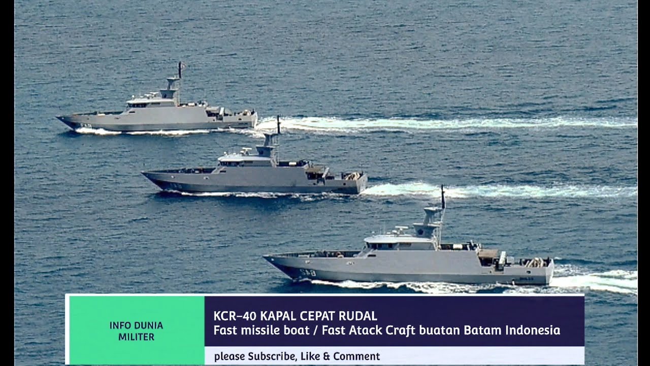 Kapal perang buatan Batam Indonesia (KCR-40) Kapal Cepat Rudal