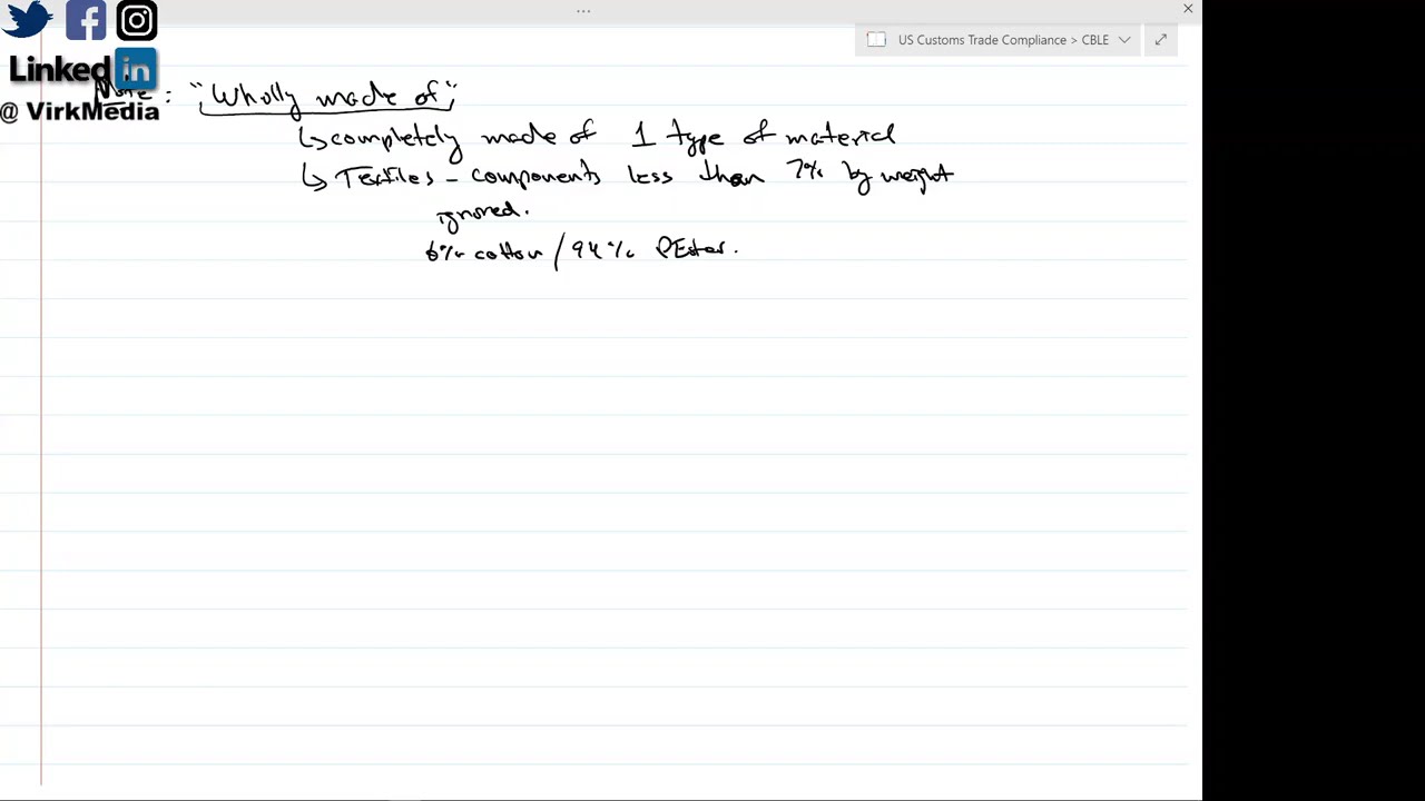 CBLE Course -4-  HTS Book and Classification