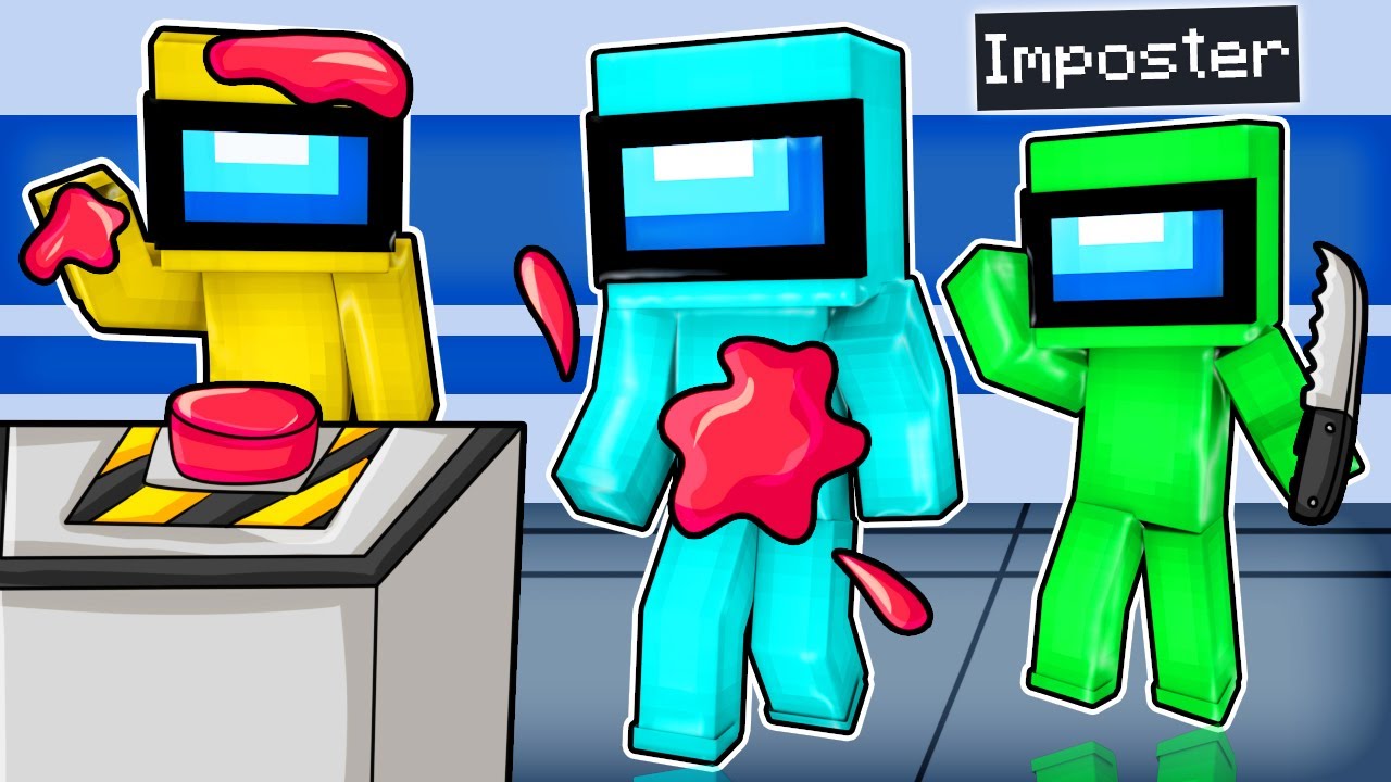 Найдите САМОЗВАНЦА в Minecraft Among Us!