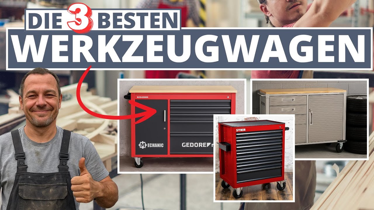 Die 3 besten Werkzeugwagen - Seville, Stier & GEdore