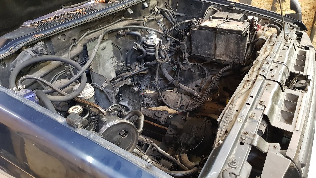 Pajero 4D56 замена двигателя