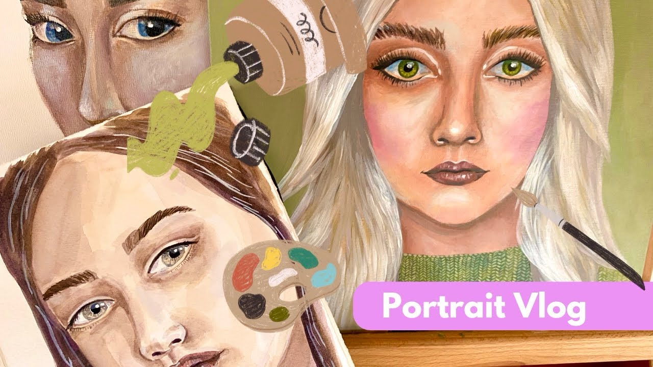 Portrait malen lernen 