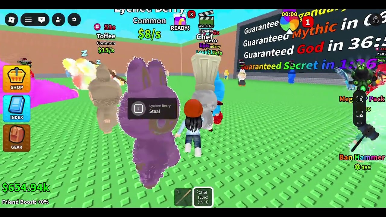 Roblox Steal a bubu