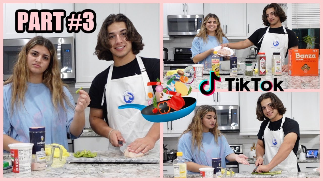Cooking healthy food with a NEW assistant ./Another TikTok recipe.Part#3