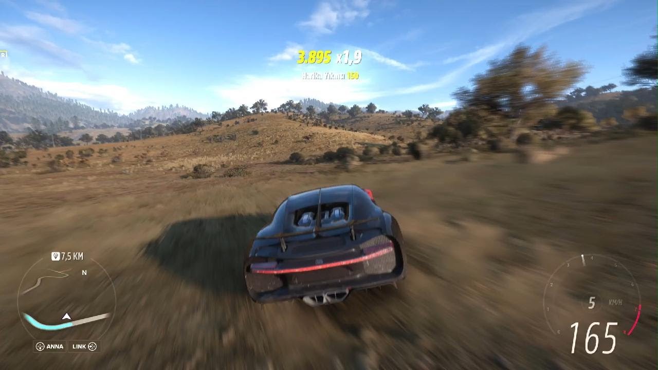 Forza Horizon 5 Bugatti ile gazladım