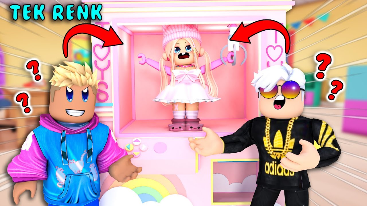 TEK RENK SAKLAMBAÇ OYNADIK 🥰 RENKLERİN İÇİNE SAKLANDIK 😱| ROBLOX Hide and Seek One Color