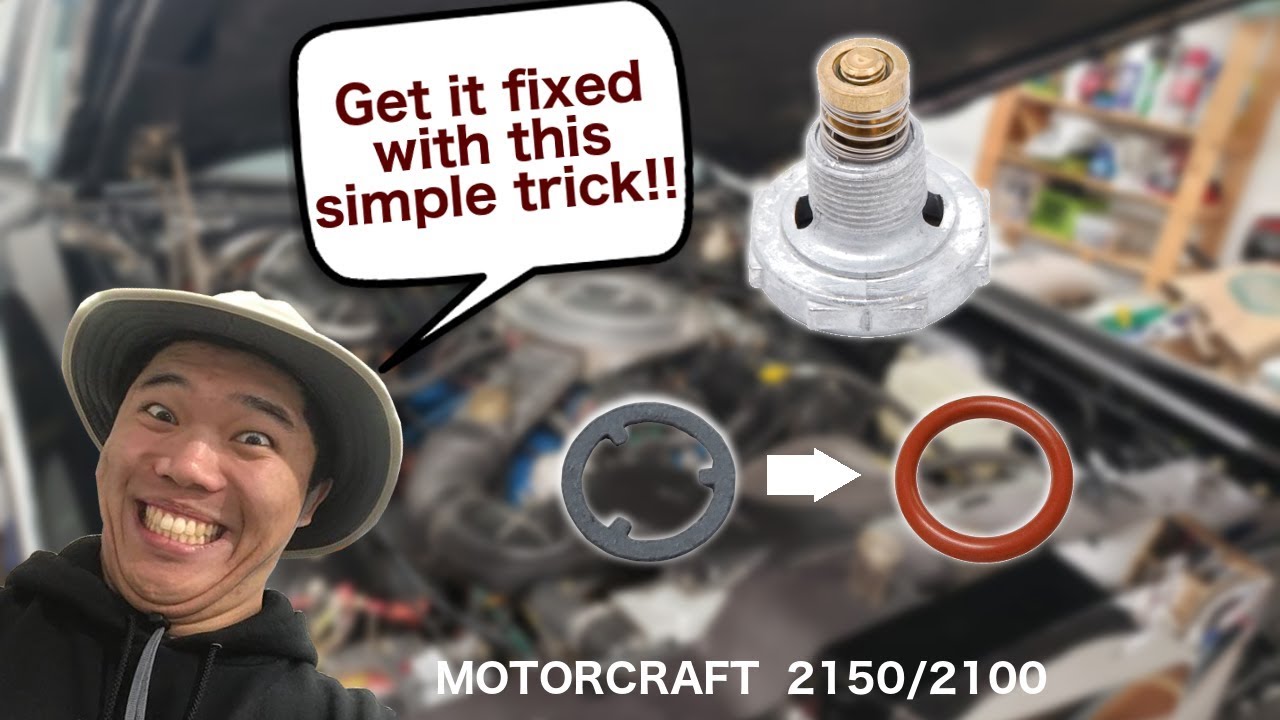 HOW TO: Power Valve Gasket Leak Permanent Fix [MOTORCRAFT 2150/2100]