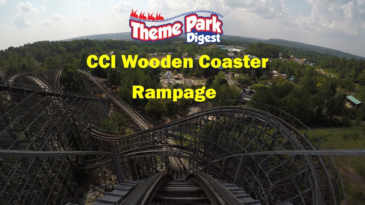 Alabama Splash Adventure Rampage Roller Coaster *REAL* POV 4K