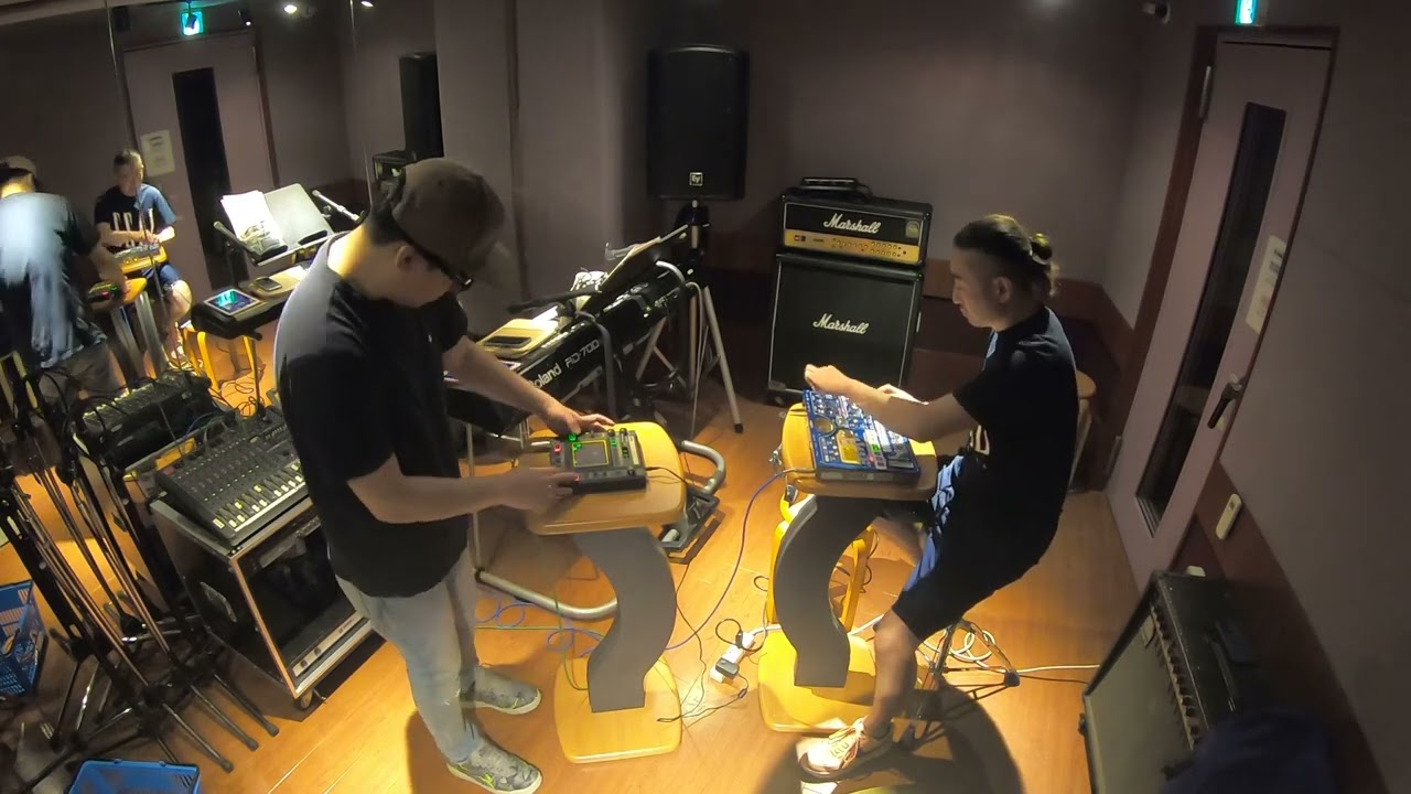 session KORG emx1 , kaossilator pro