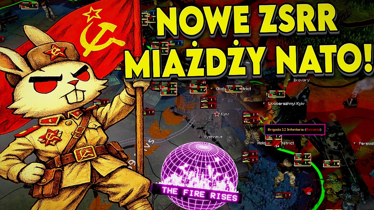CZERWONA ROSJA DOMINUJE EUROPĘ | Rosja - ZSRR | The Fire Rises | Hearts of Iron IV