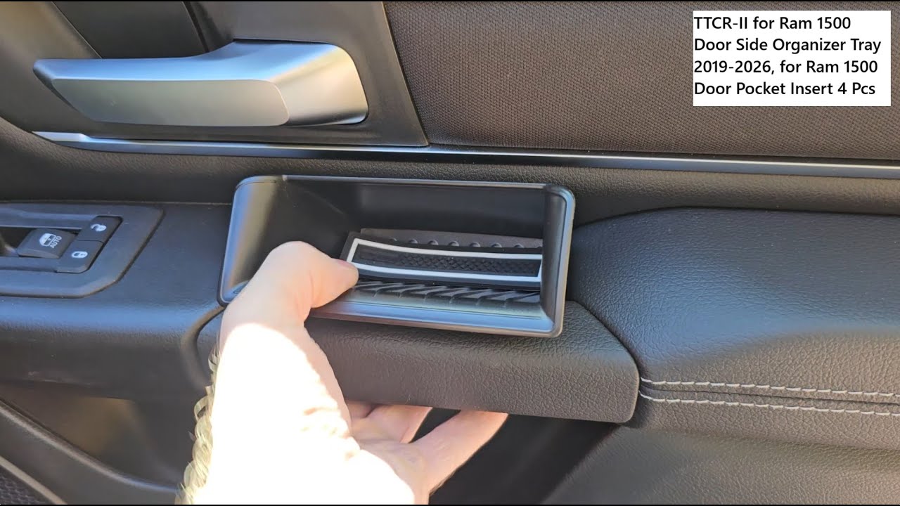 Я попробовал этот трюк с дверным карманом на моем Ram 1500!