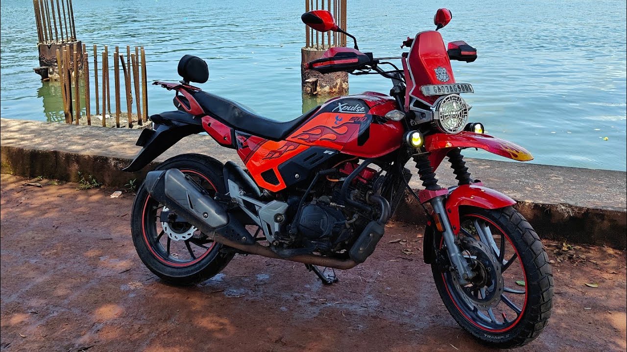 Hero Xpulse 200T 4V | Redesigned | Version 7.0 | Dual Front fender ( Mudguard ) #xpulse #goa  