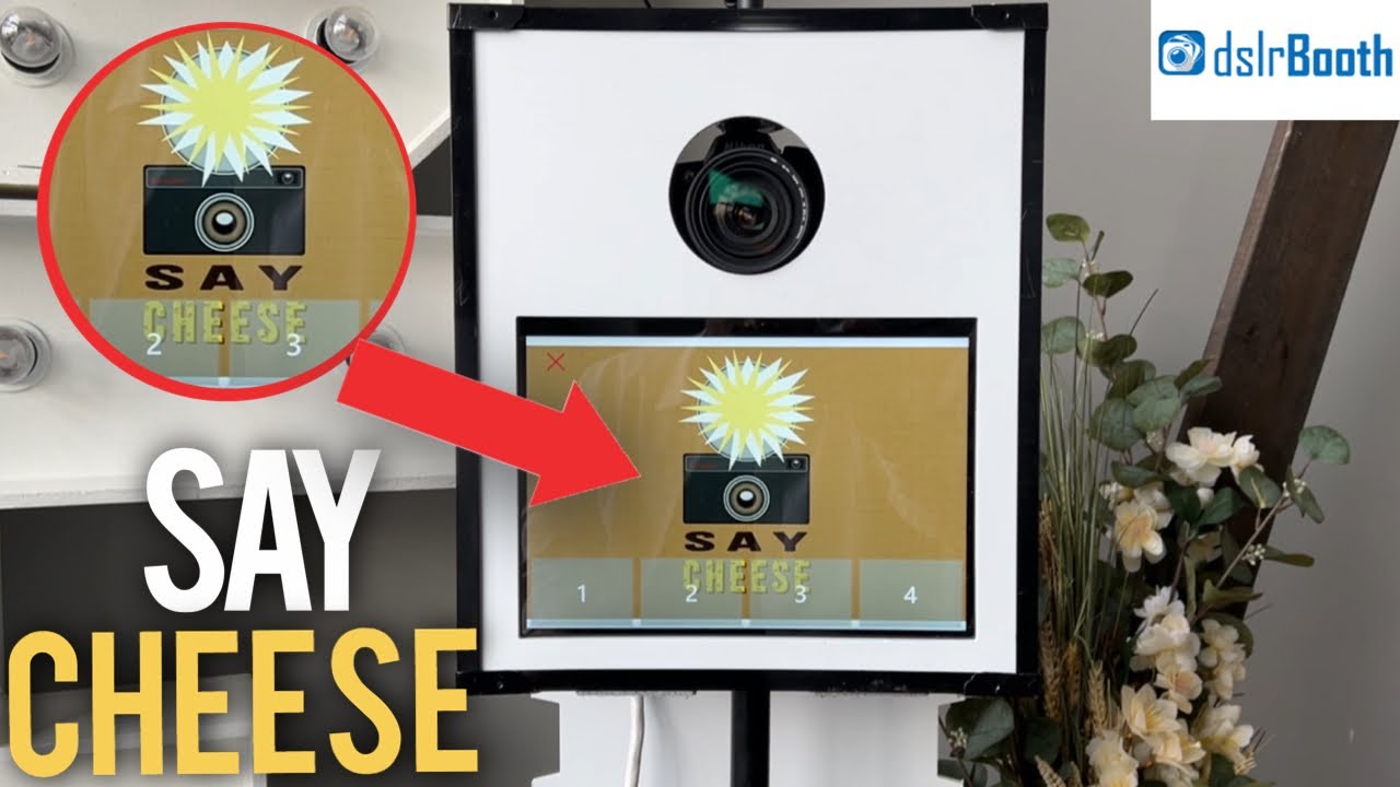DSLR Booth - Say Cheese Screen Tutorial - Photo Booth Business