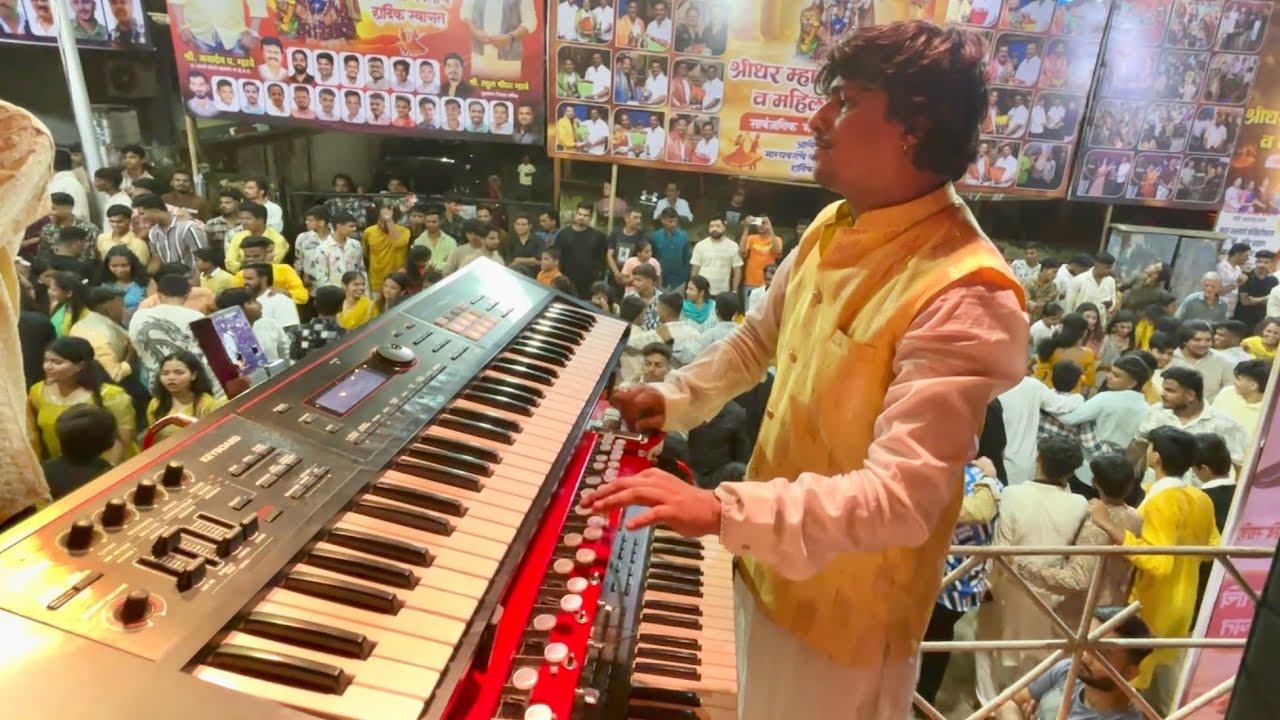 MHATRE WADI GARBA 2025 l LOVELY MUSICAL GROUP l DOMBIVLI GARBA 2025 l DAY 4 💛