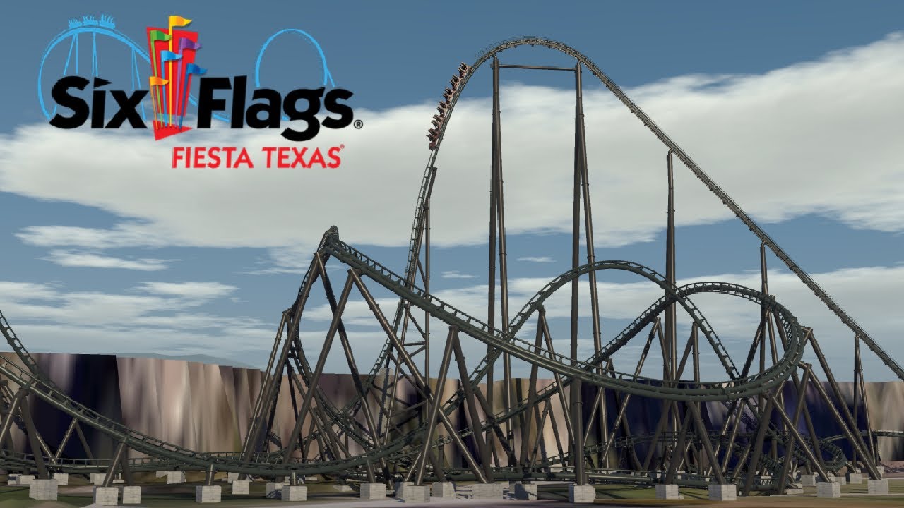 SIX FLAGS FIESTA TEXAS NEW ROLLER COASTER (200+ FEET)
