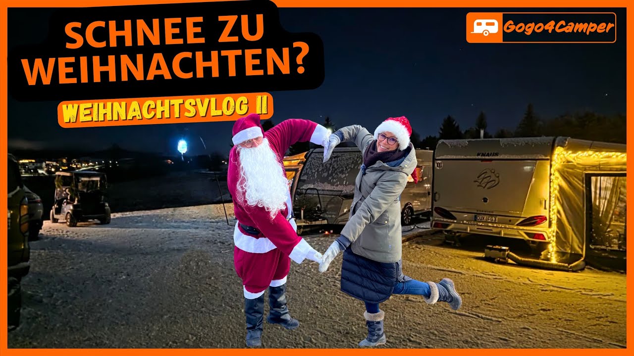 Frostige Weihnachtstage im Wohnwagen ❄️🎄 Erste Wintercamping-Erfahrung | VLOG 2