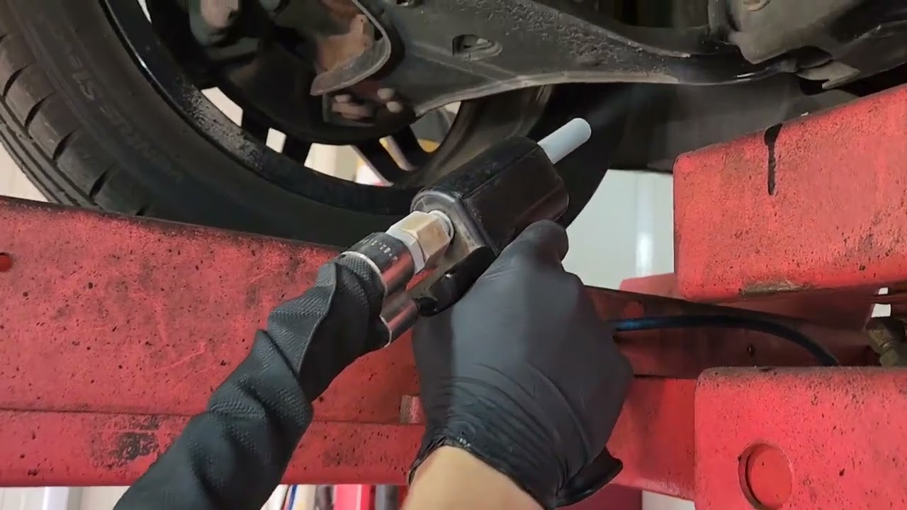 Unterboden Reinigung durch Trockeneis Strahlen www.autopflege-neresheim.de