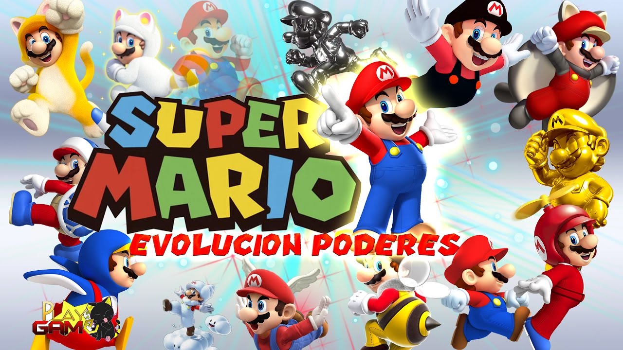 Super Mario Bros Evolución de Poderes (Power ups Evolution)