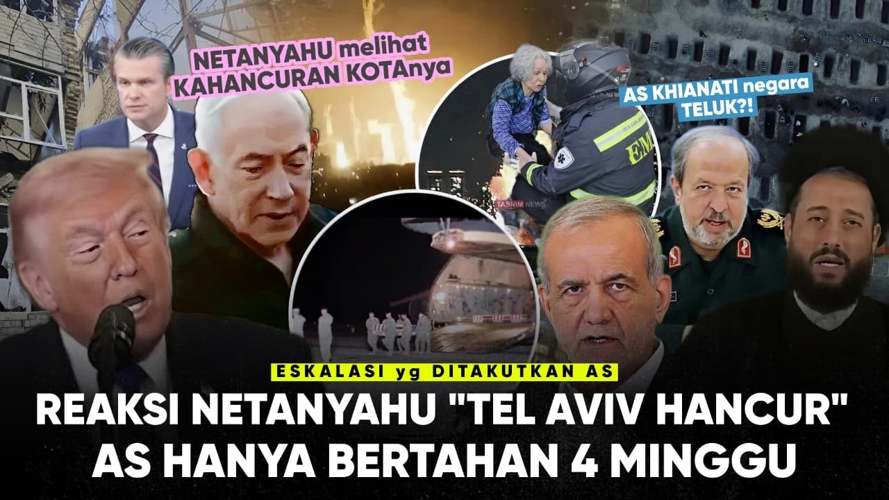 Reaksi Gemetar Netanyahu Tel Aviv Hancur “Pengamat: AS Bertahan 4 Minggu” Negara TELUK dikhianati AS