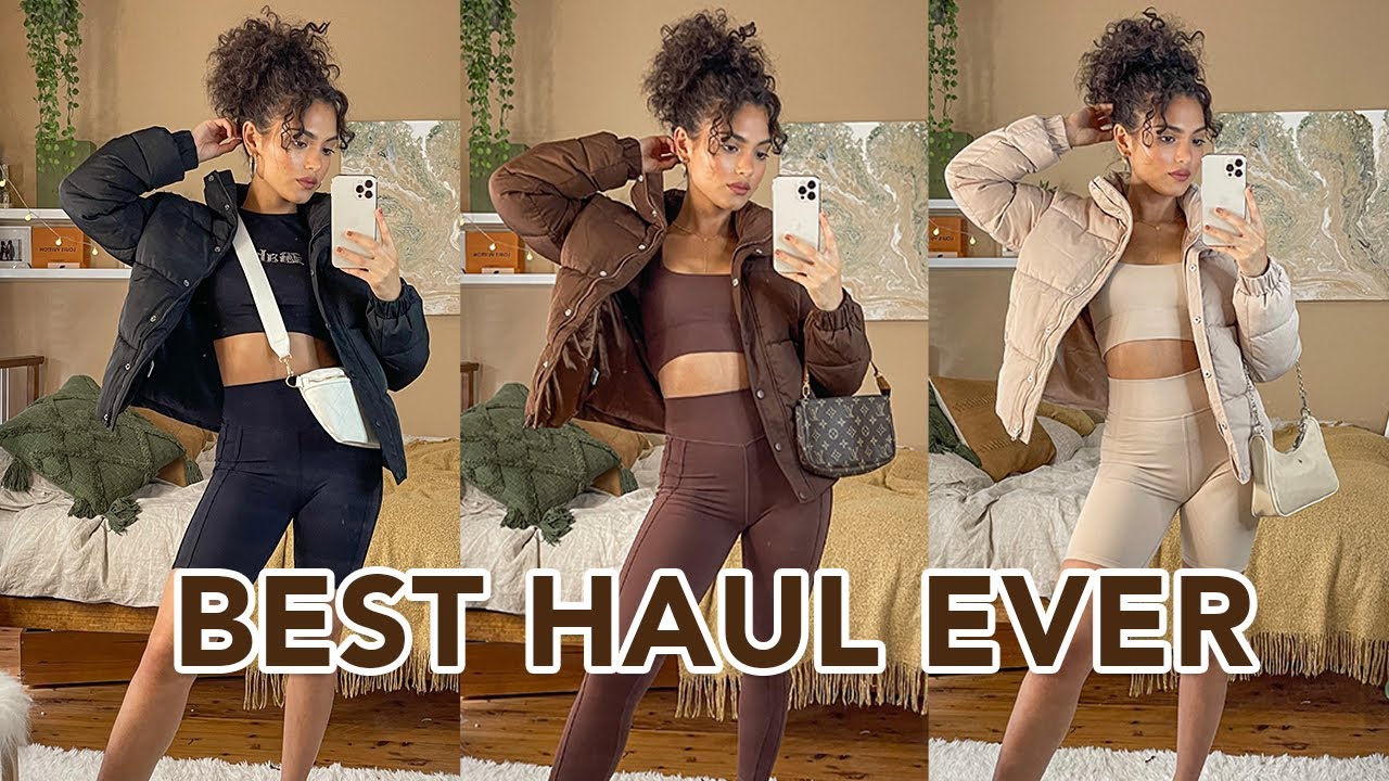 MASSIVE CLOTHING HAUL | Winter, basics, activewear & more from Meshki