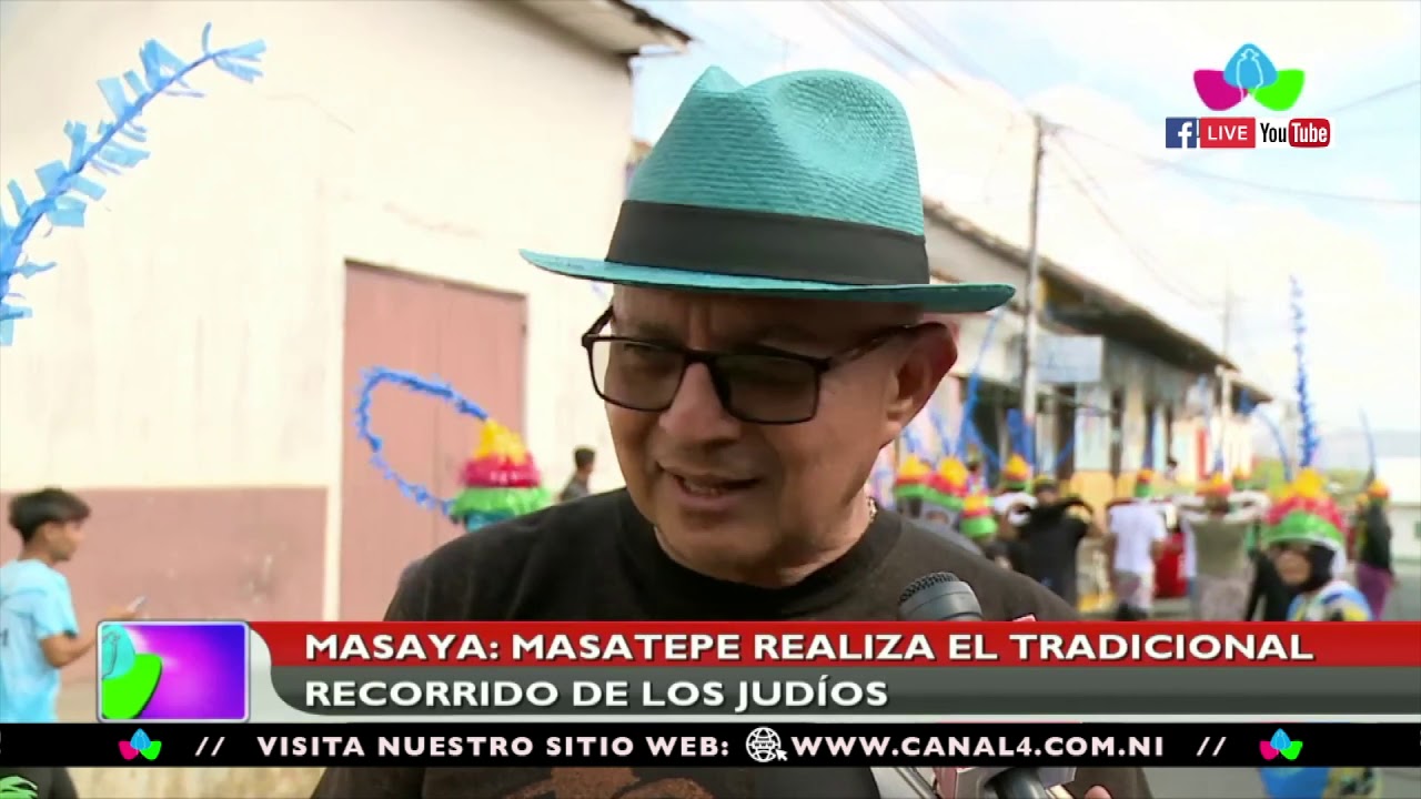 Masatepe realiza el tradicional recorrido de los jud&iacute;os