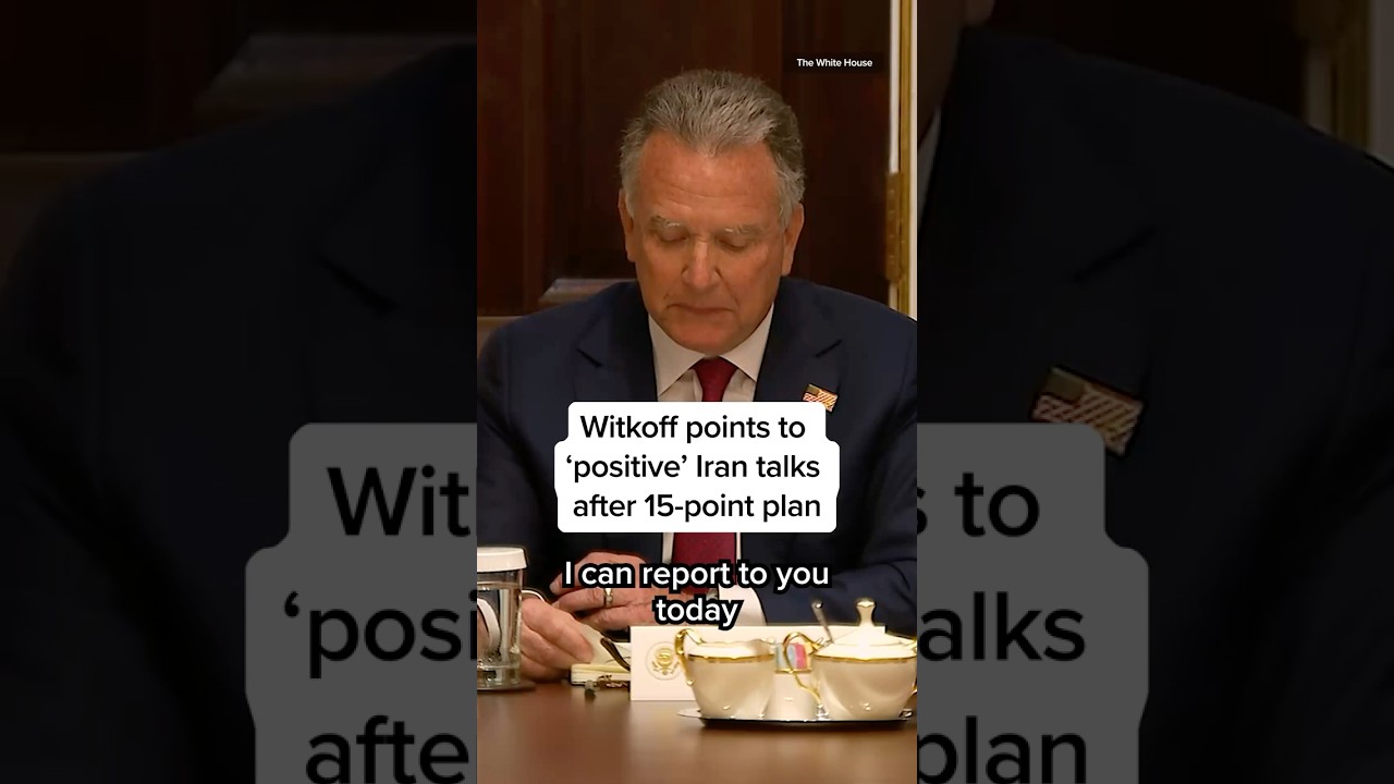 Witkoff points to &lsquo;positive&rsquo; Iran talks after 15-point plan