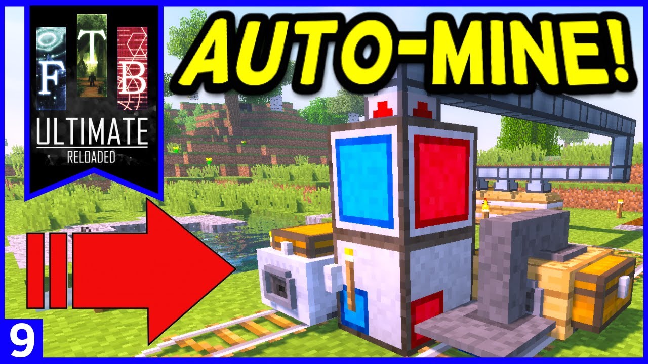 FTB Ultimate: Reloaded — автоматизированная добыча! (Steve's Carts Mine), эпизод 9