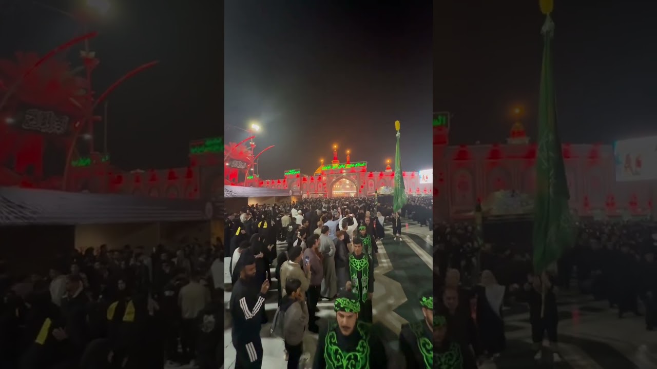 ملا علي ⛎ في كربلاء المقدسه موكب شباب زين العابدين ع ♥️