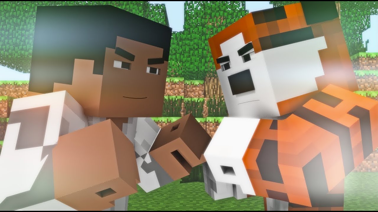 Minecraft Rap Battle Animation ROUND 1 || BdoubleO100 vs. NobodyEpic