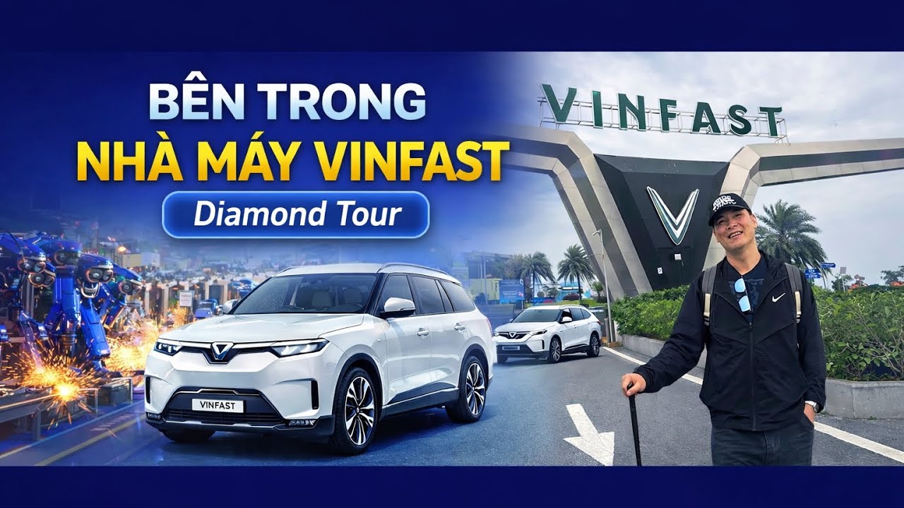 Khám Phá Nhà Máy VinFast Hải Phòng | Trải Nghiệm lái thử VF3