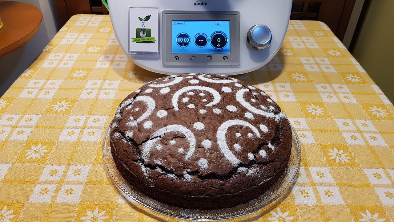 Torta soffice al cioccolato fondente e ricotta per bimby TM6 TM5 TM31