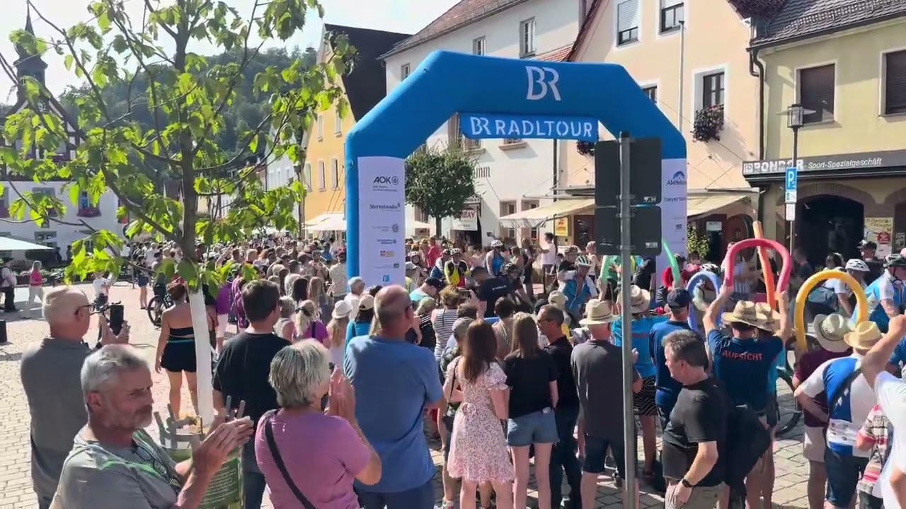 BR-Radltour 2024 in Pegnitz des @bayerischerrundfunk