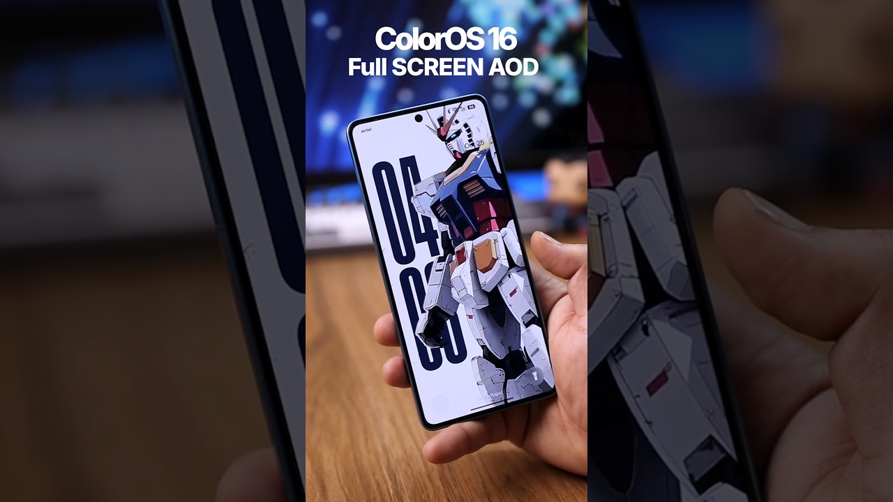ColorOS 16 Full SCREEN AOD 😍🔥