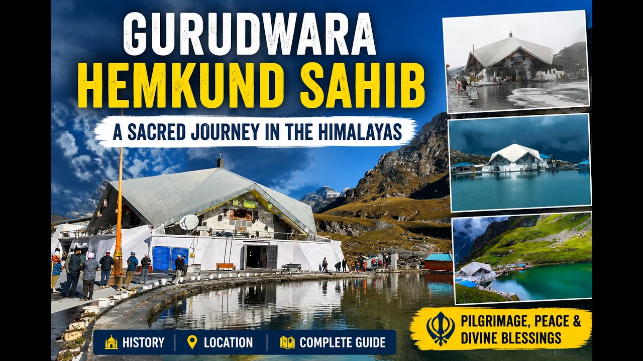 Gurudwara Hemkund Sahib Uttarakhand | One of the Highest Sikh Pilgrimage Sites | हेमकुंड साहिब