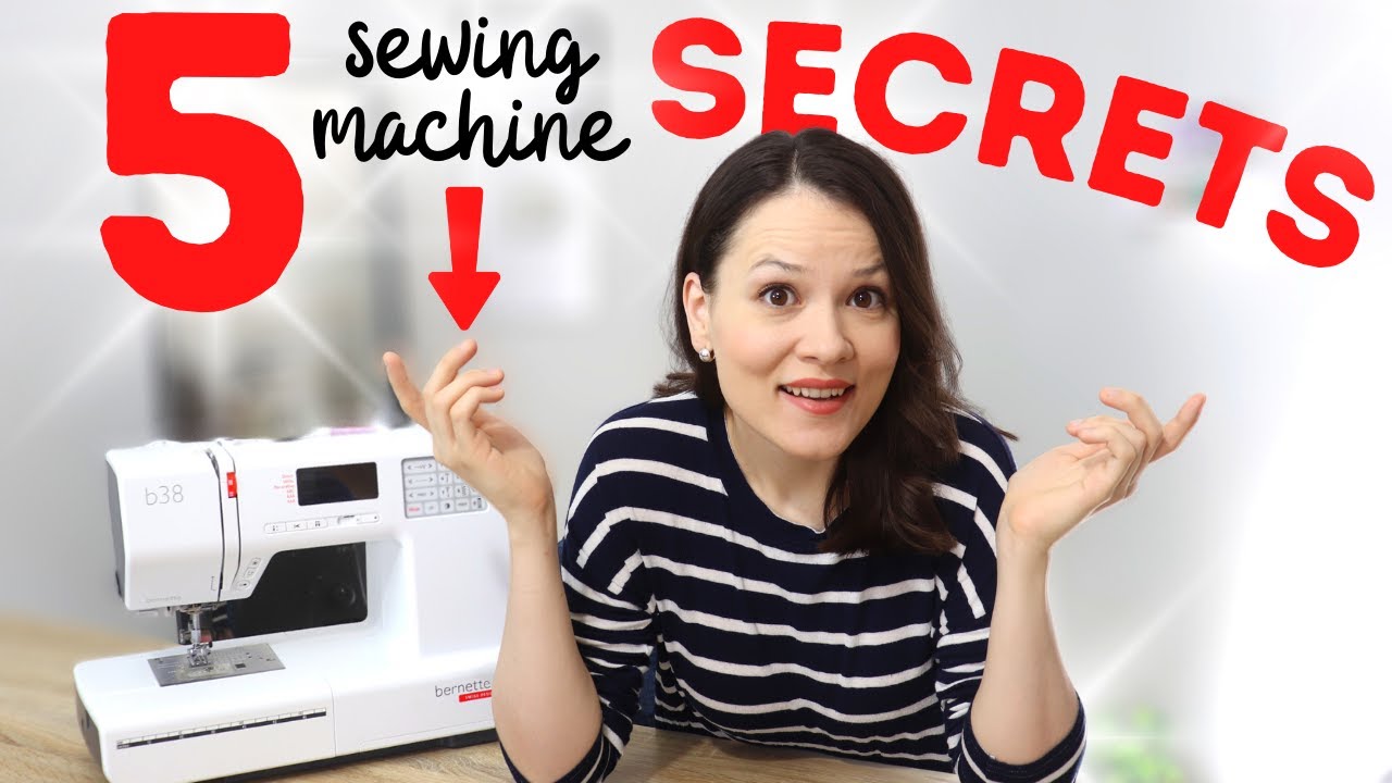 Did you know SEWING MACHINE can do THIS? 5 sewing machine secrets!