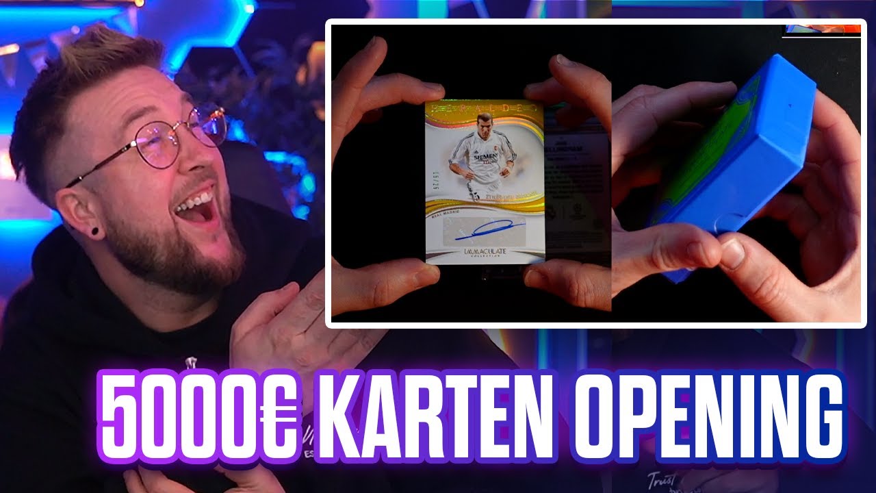 UNTERSCHRIEBENES RONALDO POSTER 😱 XXL FU&szlig;BALL KARTEN OPENING 😍 Tisi Schubech Stream Highlights