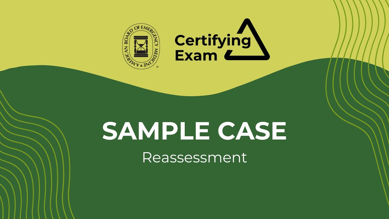 CE Sample Case: Reassessment