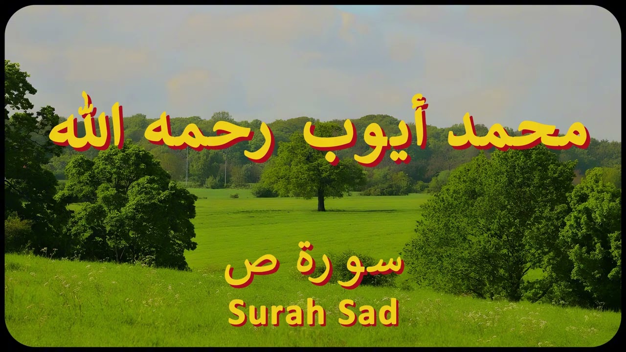سورة ص كاملة | الشيخ محمد أيوب